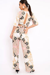 Nude Co-ord Pattern Set - Iasia