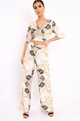 Nude Co-ord Pattern Set - Iasia