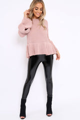 Rose Frill Hem and Sleeve Jumper - Imogen