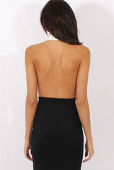 White halterneck Bodysuit - Isla