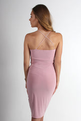 Isabell Lilac Bodycon Midi