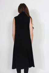 Ivanna Black Sleevless Jacket