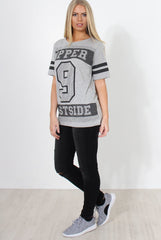 Vixon Grey Slogan Tshirt