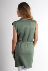 Imogen Khaki Waterfall Jacket