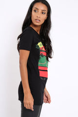 Black Be You Slogan T-shirt - Jackie