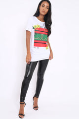 White Be You Slogan T-shirt - Jackie