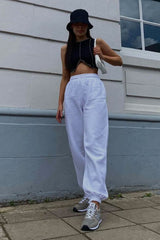 Black Ribbed Notch Contrast Stitch Crop Top - Rinnah