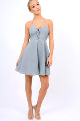 Black Gingham Sweetheart Dress - Jazz