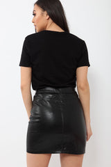 Black Amour Vintage Slogan T-shirt - Jennie