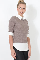 Mauve Panel Top - Jessey
