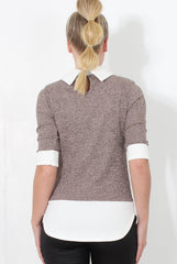 Mauve Panel Top - Jessey