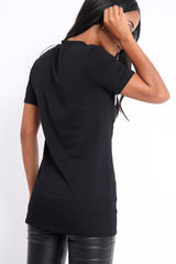 Black All the Jingle Ladies Christmas T-shirt - Ellen