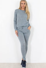 Light Blue Loungewear Set-Josie