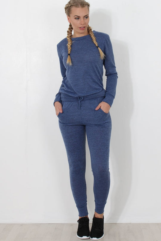 Navy Loungewear Set-Josie