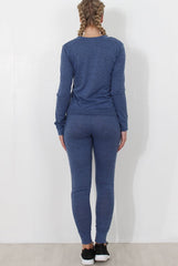 Navy Loungewear Set-Josie