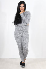 Light Grey Loungewear Set-Josie
