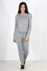Light Grey Loungewear Set-Josie