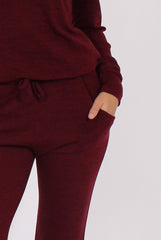 Wine Loungewear Set - Josie
