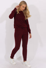 Wine Loungewear Set - Josie