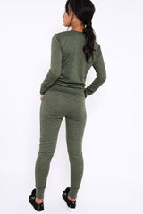 Khaki Loungewear Set - Josie