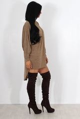 Johanna Camel Drooped Back Jumper