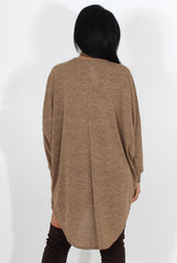 Johanna Camel Drooped Back Jumper