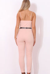 Jona Mauve V Front Jumpsuit