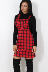Red Tartan Pinafore-Tarzo