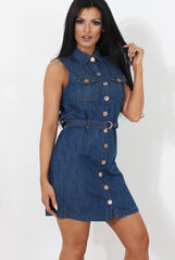 Effy Denim Sleeveless Dress