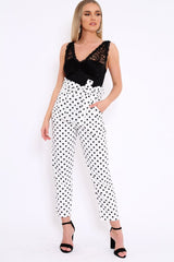 Black Lace Plunge Front Padded Bodysuit - Kaarla