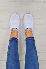 White Runner Sock Trainers - Kannon