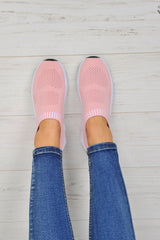 Pink Runner Sock Trainers - Kannon