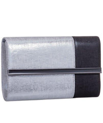 Two Tone Glitter Clutch - Kara