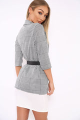 Hounds-tooth Blazer - Karrie