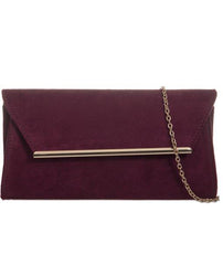 Gold Fastening Envelope Clutch - Katie