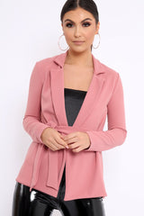 Rose Belted Blazer - Kenna