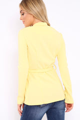 Lemon Belted Blazer - Kenna