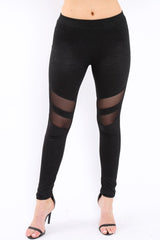 Black Shimmer Leggings - Kensley