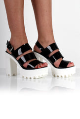 Layla Black Strappy Heel