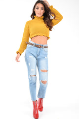 Leopard Print Tortoise Shell Detail Belt - Arabell