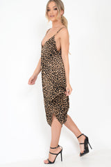 Leopard Print Oversized Jersey Jumpsuit - Samra