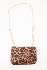 Leopard Double Sided Clutch Bag - Cecelia