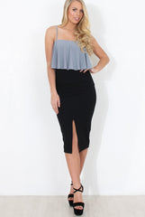 Silver Strappy Bodysuit - Letania