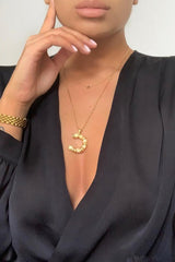 Black Chiffon Plunge Blouson Sleeve Bodysuit - Liah