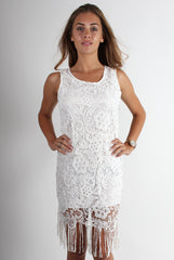 Lili White Lace Dress