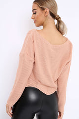 Rose Cable Knit Scalloped Hem Jumper - Lilliana