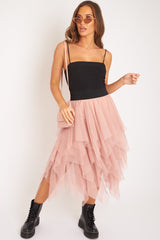 Black Square Neck Slinky Bodysuit - Sadie