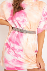 Grey Silver Studded Belt - Nadiah