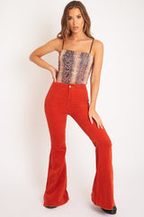 Leopard Print Square Neck Slinky Bodysuit - Sadie