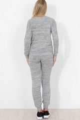 Light Grey Diamonte Loungewear - Linnea